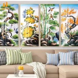 Tranh treo phòng ngủ mệnh hỏa