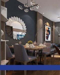 gương trang trí phòng khách